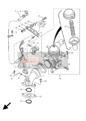 5B2139300000, Pipe Inlet Assembly, Yamaha, 0